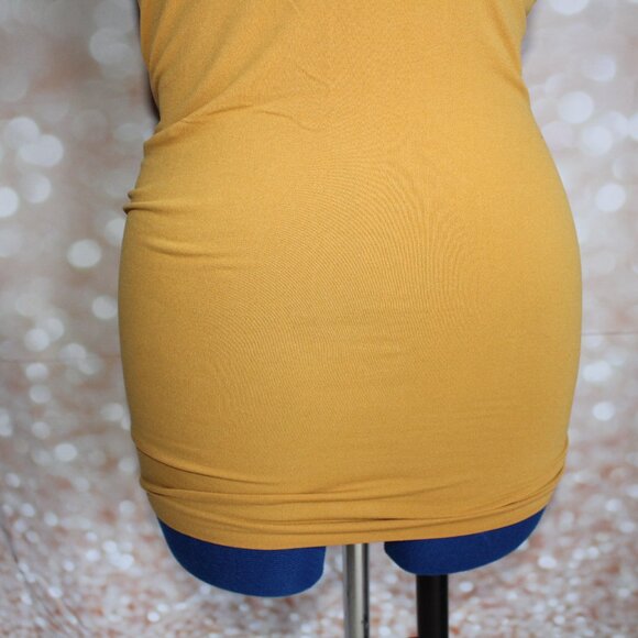 Juniors SO Favorite Seamless Tunic Cami Gold Size Small - Picture 3 of 7